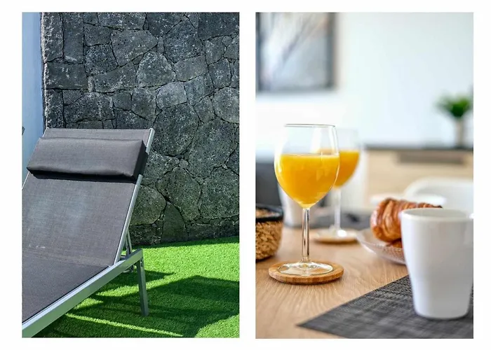 Gold - Duplex - Near The With Air-con By Lanzarote *